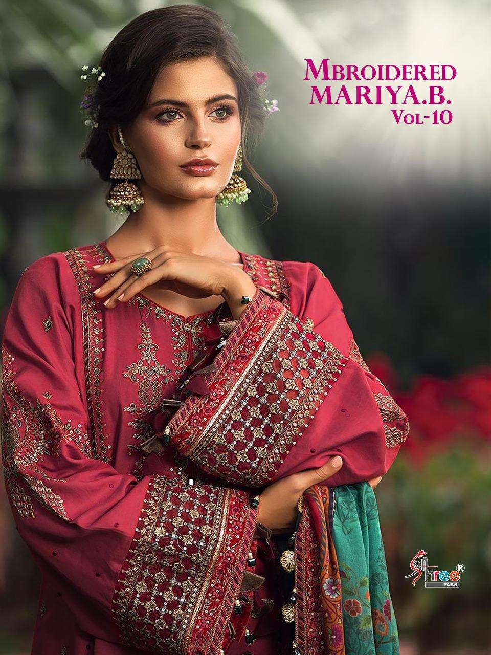 Shree Fabs Mbroidered Mariya B Vol-10 